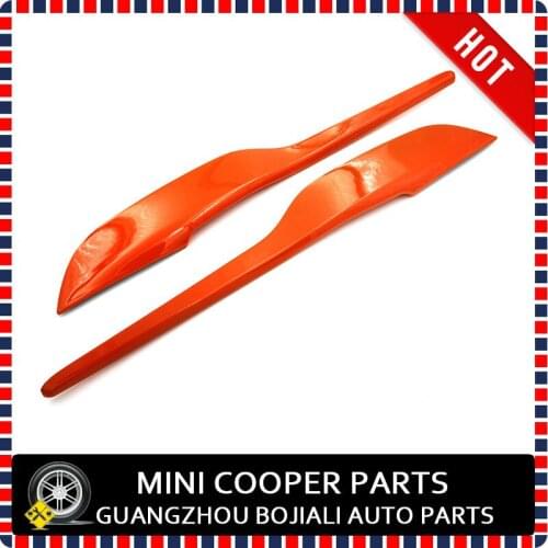 Brand New ABS Material UV Protected Orange Style shift gear side Cover For Mini Cooper F54 (2pcs/Set)