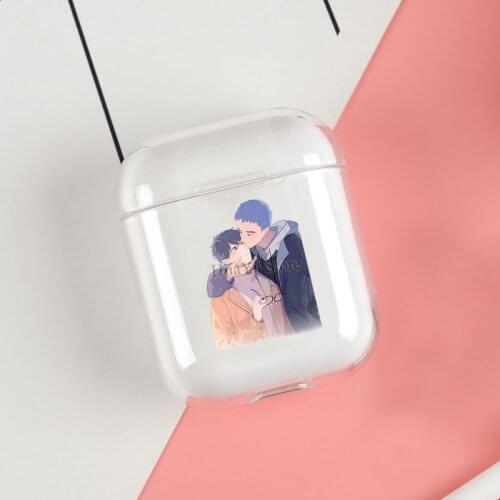 Here U Are Lihuan and Yuyang Cases For Apple AirPods 1 2 Case Clear Wireless Bluetooth Earphone Case Protective Shell