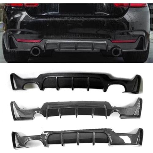 Carbon Fiber Rear Bumper Diffuser Lip Spoiler for BMW 4 Series F32 F33 F36 M Sport Coupe Convertible Gran Coupe 2014 - 2019 FRP