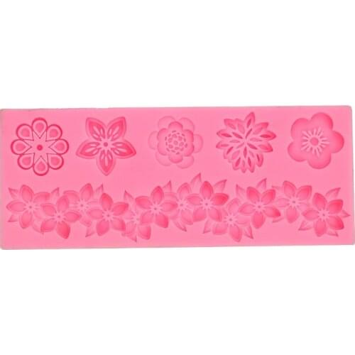 Diy Flower Mold Crystal Drop Mobile Phone Case Table Decorative Material Hair Clip Silicone Mold 15-1069