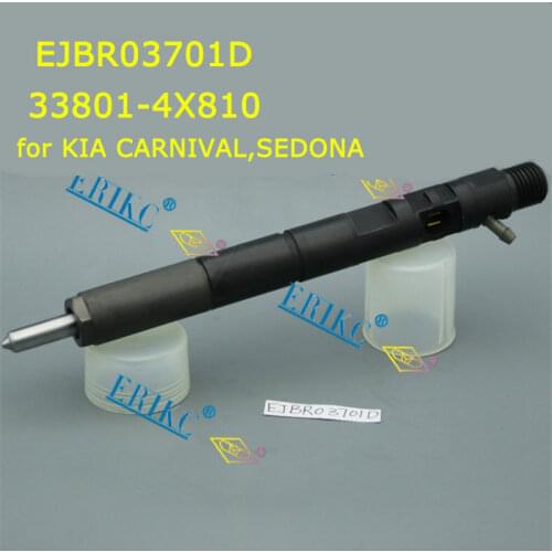 33800-4X800 Rail Diesel Injector EJBR03701D 33801-4X810 Fuel Injection Spray Set EJBR0 3701D for KIA CARNIVAL HYUNDAI