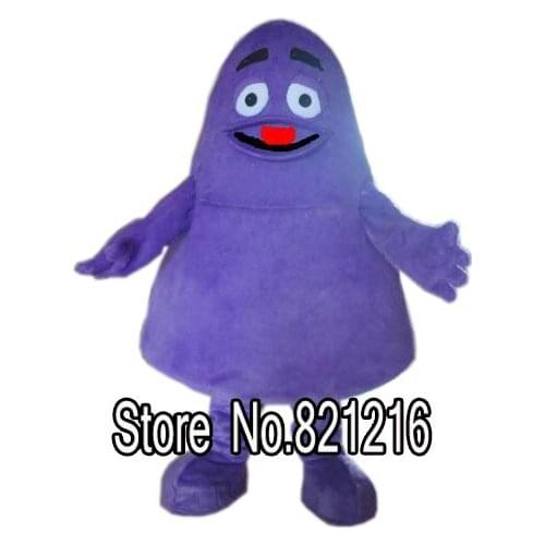Purple Monster Adult Grimace Mascot Costume Halloween costume carnival costumes free shipping