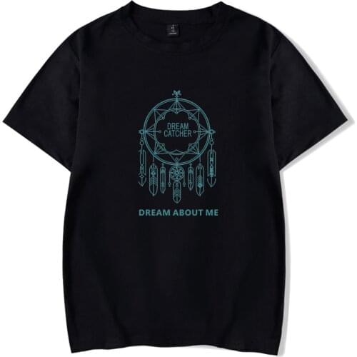 Dreamcatcher Kpop Mode Prints T-Shirts Vrouwen/Mannen Zomer Korte Mouw O-halsT-shirts Hot Koop Casual Streetwear Fashion tops