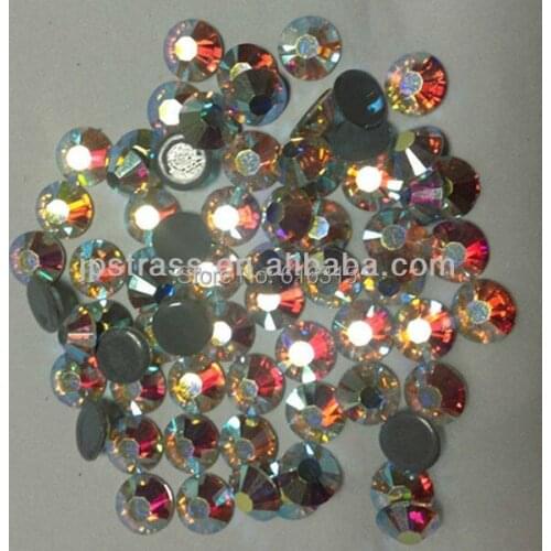 World stone in 6A DMC shiny cutting for wedding dres decorations ss20 crystal ab with 1440 pcs per pack