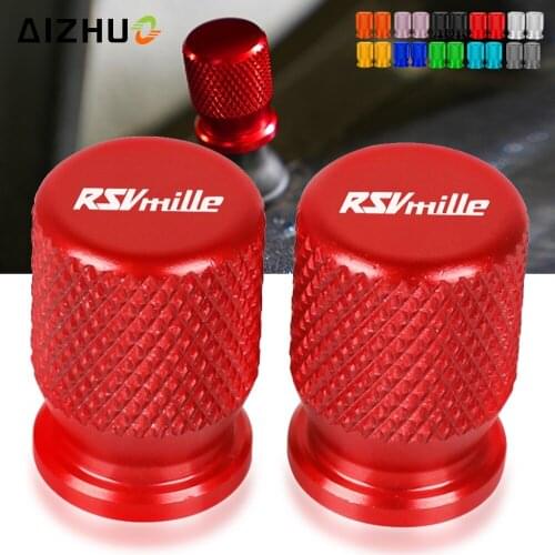 Motorcycle Wheel Tire Valve Stem Caps Airtight Covers CNC Accessories Universal FOR APRILIA RSV MILLE RSVMILLE 1999-2003 2002