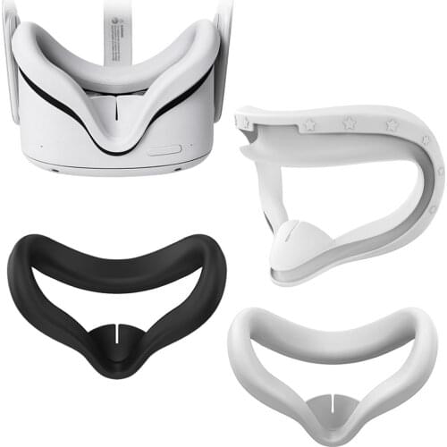 Eye Mask Cover for oculus quest 2 face pad PU Face Cushion Face Cover Bracket Protective Mat for Oculus Quest 2 VR Accessories