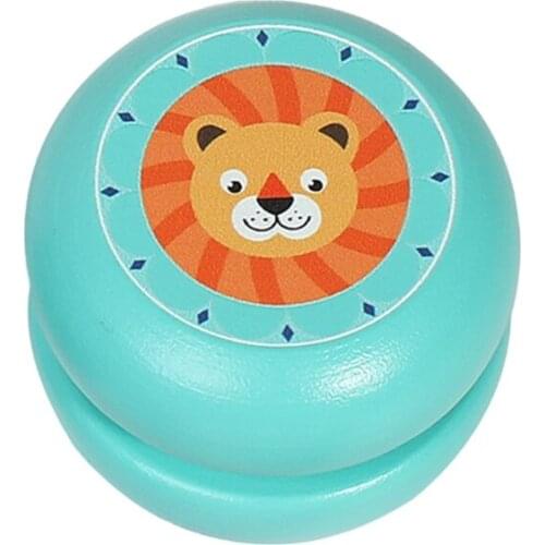 Cartoon Wooden Yo-Yo – Beginner Yo-Yo for Ages 6 and Up, Dual-Sided Full Color Artwork ,Classic Yo-Yo Ball