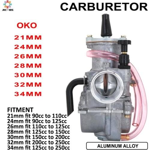 Motorcycle For KOK Carburetor Carburador 21 24 26 28 30 32 34MM Universal 2T 4T For Dirt Bike Scooter ATV Quad Racing Moto 200cc