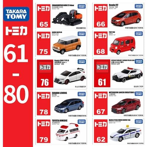 Geniune Tomica Mini Metal Diecast Vehicles Toy Cars Gifts Various Types Wrangler Porsche By Takara Tomy 61-80