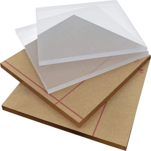 Transparent Acrylic Sheet Clear Cast Plexiglass Plastic Plexi Glass Board For Signs,DIY Display Projects,Craft,2-10mm*200*200mm