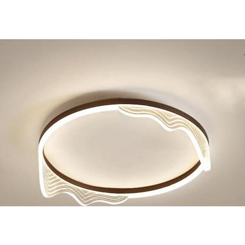 Led Bedroom Golden Lustre Ceiling Lamp Indoor Decoration Simplicity Acrylic Chandelier Lighting Fixtures for Living Room Study