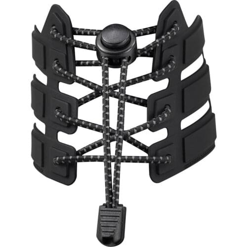 Reflective Lock Shoelaces Non tie Elastic Lace System with lock for Adults/ Kids/Old People/Runners