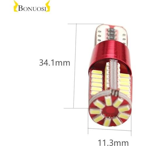 T10 168 192 W5W 57 SMD 3014 LED Canbus No Error Car Marker Light Parking Lamp Wedge Bulb