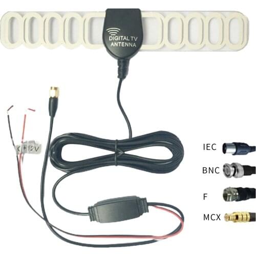 Universal Car HD TV Digital Enhanced Signal Antenna Ditch Cable Aerials Accessory Set