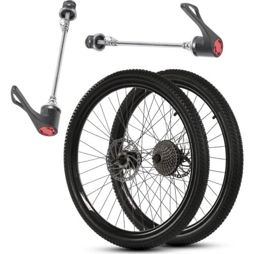 1 Pair Bike Brake Hub Skewer Bicycle Front & Rear Quick Release Hub Lever Skewer Cycling Accessories