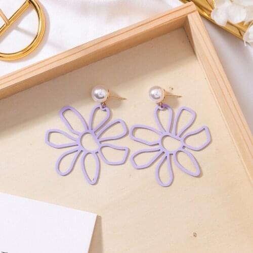 Vintage Geometric Stud Earrings Set For Women Fashion Shell Small Earrings Summer Sandy beach Gifts