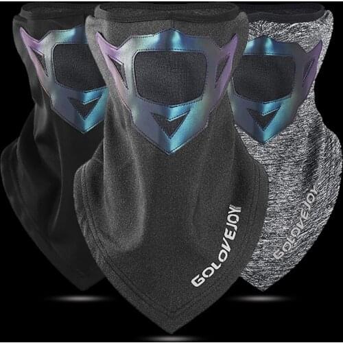 WALK FISH Winter Warmer Night Fishing Mask Neck Breathable Windproof Scarf Outdoor Running Camping Riding Luminous Headband