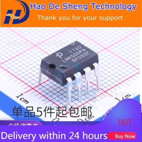 10PCS/LOT LNK500PN LNK500P LNK500 DIP-8 Convertor Integration IC New Original In Stock