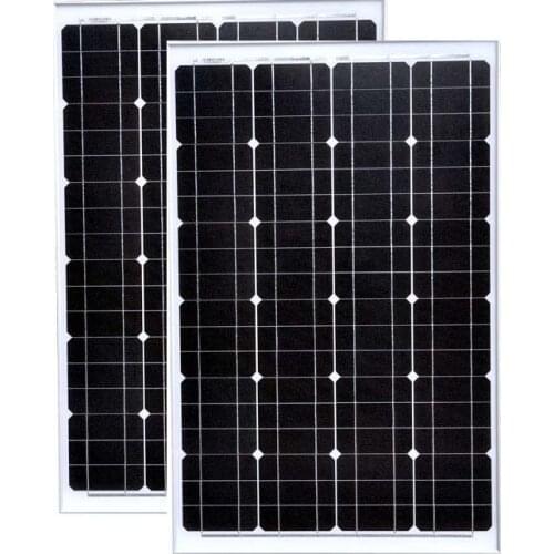 24v 120w Solar Panels For RV Modul Solar 12v 60w 2 PCs Solar Battery Charger Car Caravan Camp Motorhome RV Solar Lighting System
