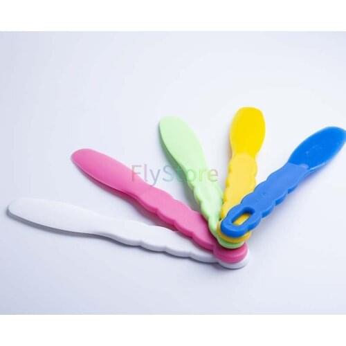 5pcs alginate mixed dental plastic mixing spatula for impression dental tools