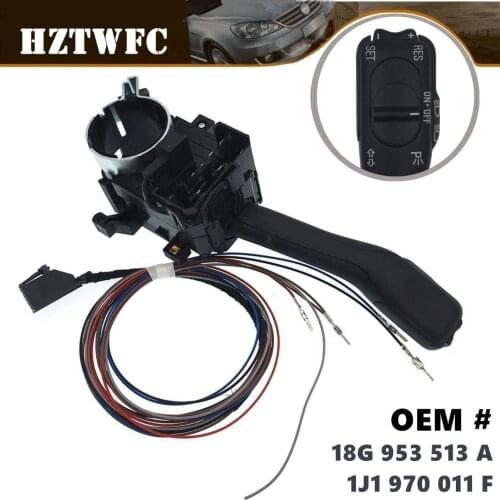 Free Shipping Cruise Control System CCS Stalk Handle SWITCH BUTTON FOR VW Golf 4 Jetta MK4 IV Bora 18G 953 513 A 1J1 970 011 F