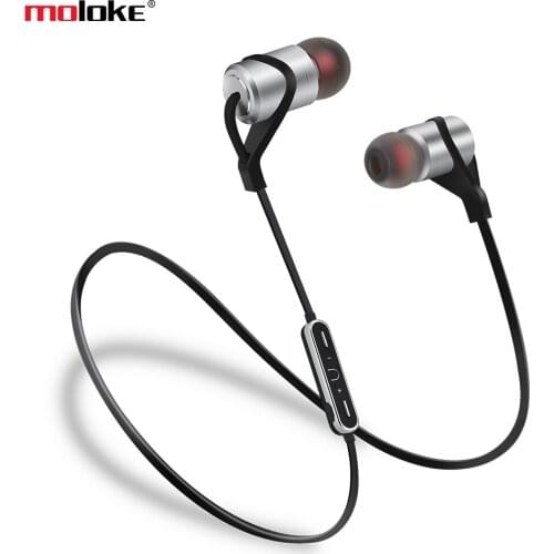 Moloke D9S Sports Bluetooth Headset Wireless In-Ear Stereo Dual Earphone Phone Headset Long Standby