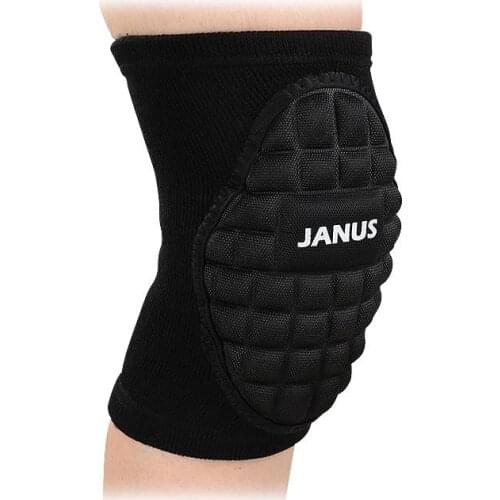 JA599 Knee Protector Goalkeeper Pads Soccer Football Volleyball Dancing Training Kneecap Protective Gear Guard 2PCs New Black
