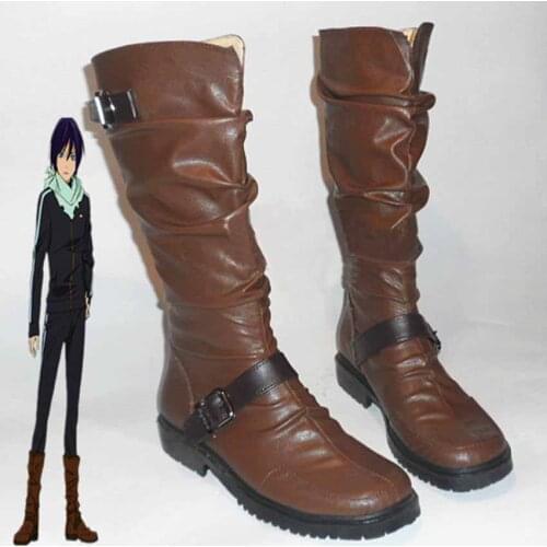 New Noragami Cosplay Shoes yato Anime Party Boots custom-made