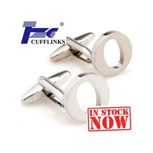 O Letter Alphabet Cufflink Cuff Link 2 Pairs Free Shipping Promotion
