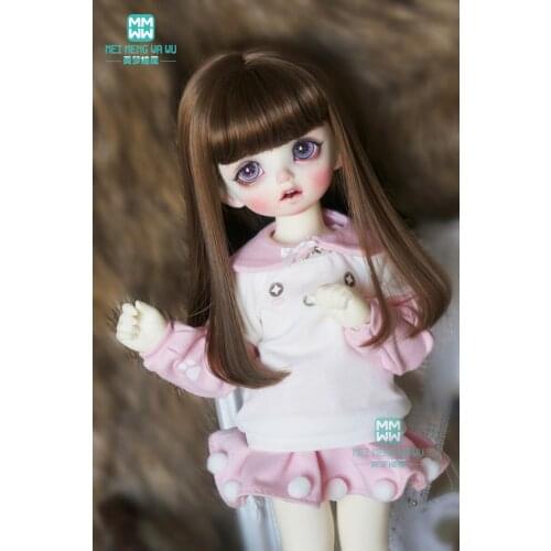 BJD doll clothes fit 30cm 1/6 BJD dolls four-piece suit, pink, black, blue, red