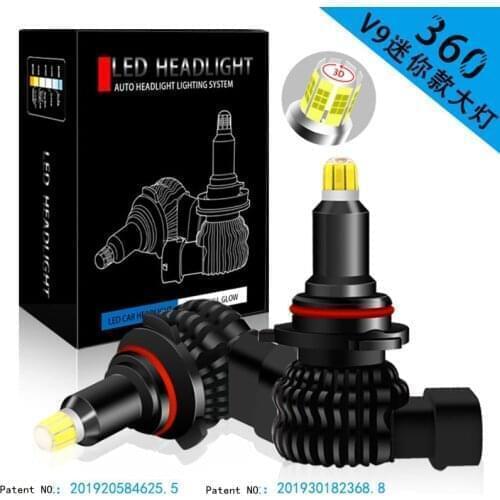 Whole sales DHL shipping upgraded 50 sets 3d 8 sides CSP beads 55W H7 Led Car Headlights H8 H11 HB3 9005 9006 Automotive light