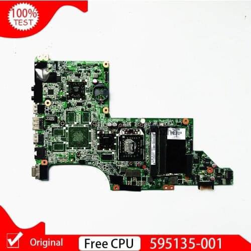 Original FOR HP PAVILION DV6 DV6-3000 DV6Z-3000 PC Motherboard DA0LX8MB6D1 595135-001 main board