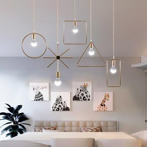 Hanglamp lampen industrieel rope LED pendant lights bedroom hanging lamp pendant lights