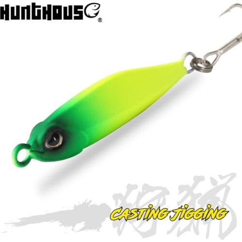 Hunthouse Micro Jig Fishing Lure 5/7/10/15/20g metal jig Shore Casting Jigging Tetra Works Tetra jig