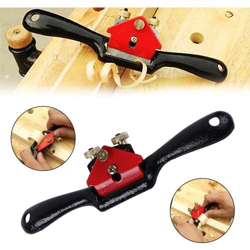 Adjustable Planer Tool Metal Woodworking Blade Spoke Shave Manual Planer 9" Deburring Hand Tools Woodworking Gadget 3