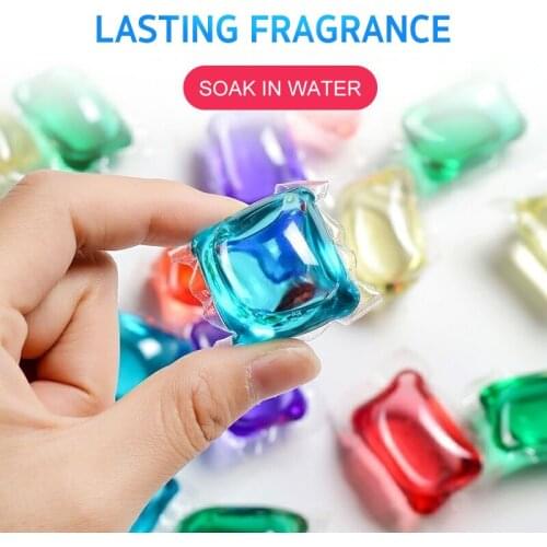 Laundry Wash Ball Gel Beads Portable Lasting Fragrance Antibacterial Clothing Liquid Laundry Ball Gel Beads Washing Ball Beads