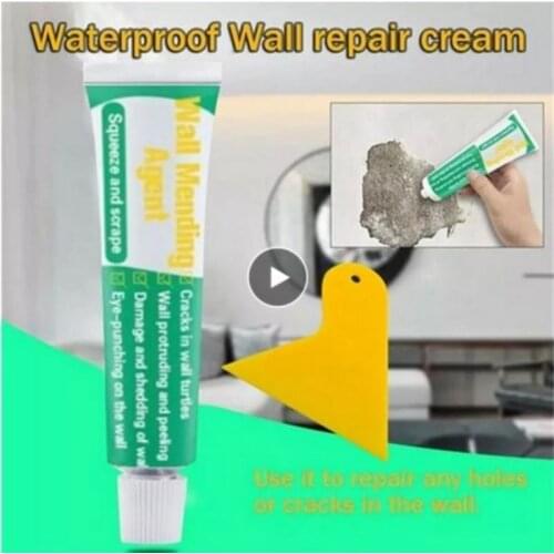 Wall Mending Agent Wall Repair Cream Wall Adhesives Crack Nail Repair Agent Walls Peeling Gap Repair Paste Scraper Tile Grout