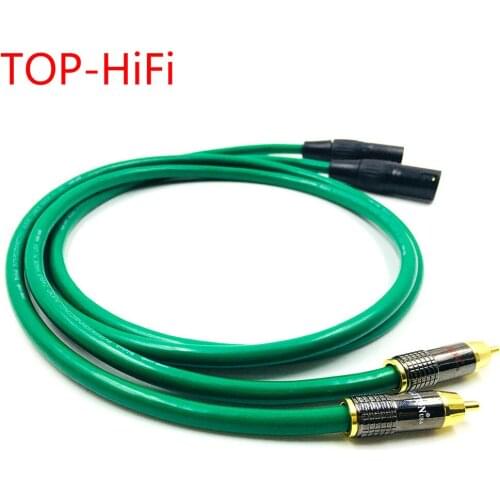 TOP-HiFi Pair Type-LITON RCA to XLR Balacned Audio Cable RCA Male to XLR Male Interconnect Cable with MCINTOSH USA-Cable