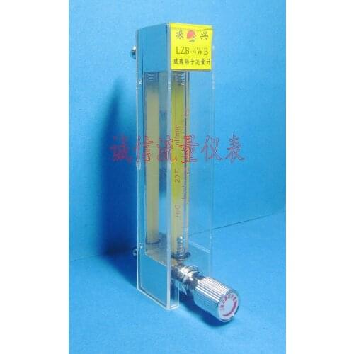 Yuyao Zhenxing LZB-4WB glass rotor flowmeter, liquid water gas flowmeter, air flow meter