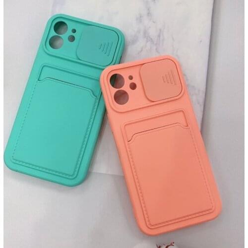 Camera Lens Protection Card Bag Phone Case For iPhone 12Mini 12Pro 11 Pro Max XR X XS Max 7 8 6S Plus SE2020 Card Bag Cover Hull