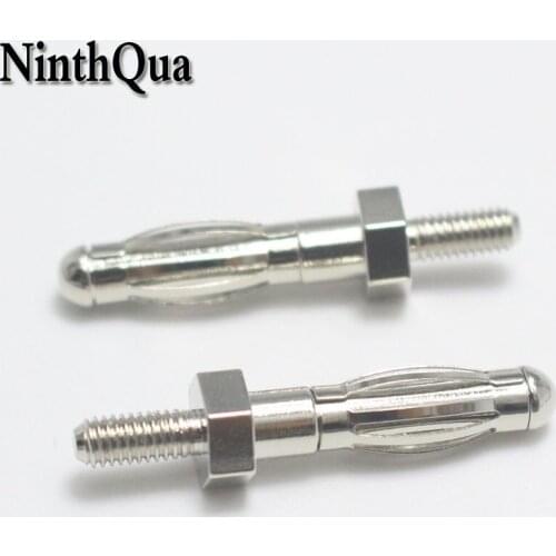 1pcs 4mm banana Plug with M3 Thread Panel Mounting Lantern Type Terminal Connector for Copper Posts