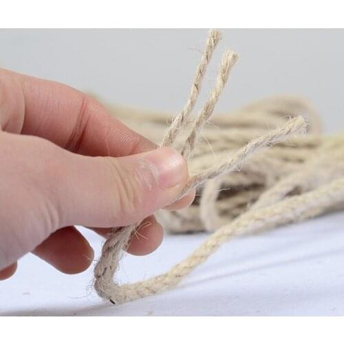10meters 6mm Jute String Rope for Gardening, Bundling, Gifts Tying, Decoration, DIY Craft