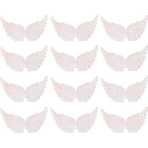 12PCS Pink Mini Wing Creative DIY Decor Angel Wing Gift DIY Costume Backpack Accessary Crafts Decorative Props