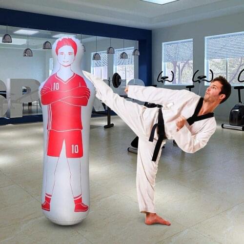 Punching Bag Inflatable Tumbler Fight Column Fitness PVC Thickening Boxing Pillar Heavy Tower Bag Fitness for Kids Adults 63Inch