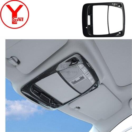 ABS carbon car roof reading lights cover For Renault Kadjar Dynamique 2015 2016 2017 accessories interior parts auto YCSUNZ