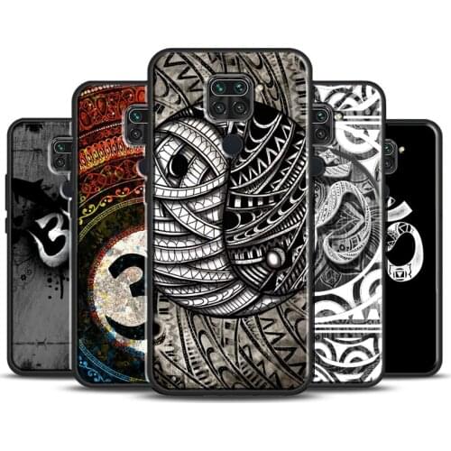 Aum om Namaste Symbol Zen Yoga Phone Case For Xiaomi Redmi Note 10 9 Pro 9S 8T 8 Pro Coque For Redmi 9 9C 9A 8A 9T K40