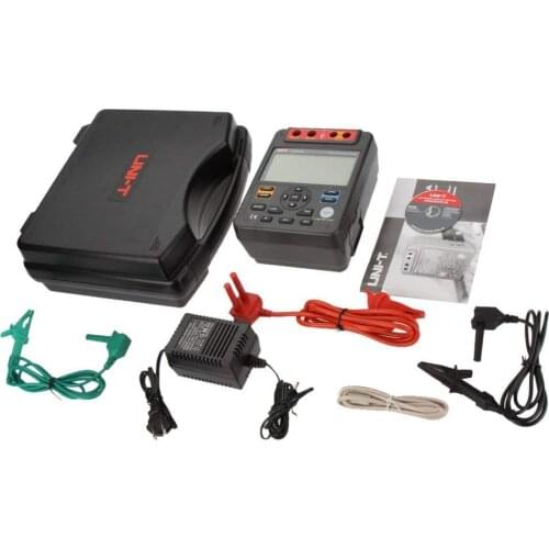 UNI-T Digital Insulation Resistance Tester Megohmmeter Voltmeter 5000V 1000GΩ USB Interface Earth Ground Meter UT-513A