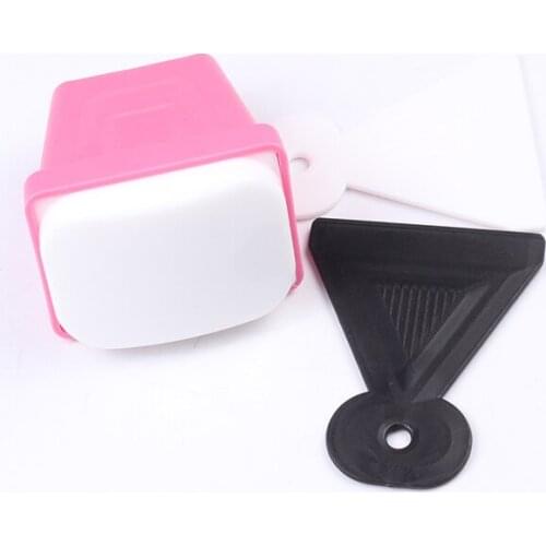 Finger Angel 1Pcs Nail Art Image Silicone Stamper +2Pcs Plastic Scraper Stamping Polish XL Template Stamper Manicure Tools W035