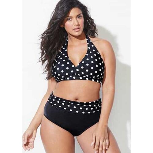 Hibkn Polka Dot Swimwear