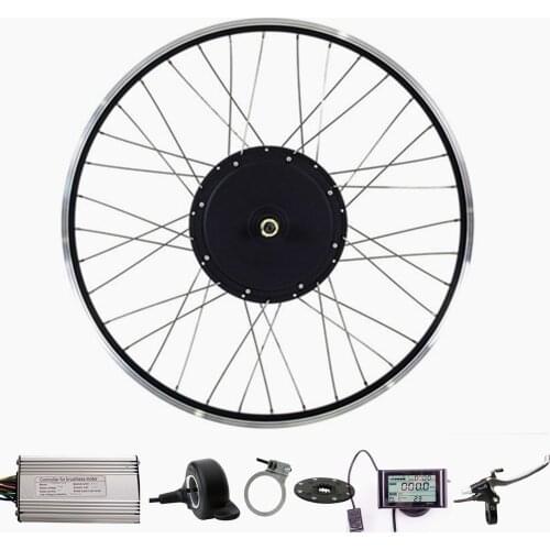 48v Electric Bicycle Kit 1000W rear Hub Motor Wheel Electric Bike Conversion Kit With LCD Display